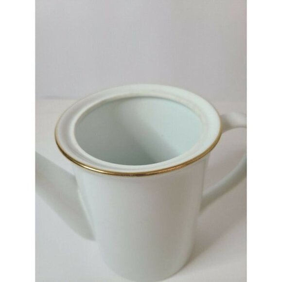 Tiffany & Co Authentic White Coffee Pot Porcelain Fine China Limoges France 5 in - Picture 2 of 9